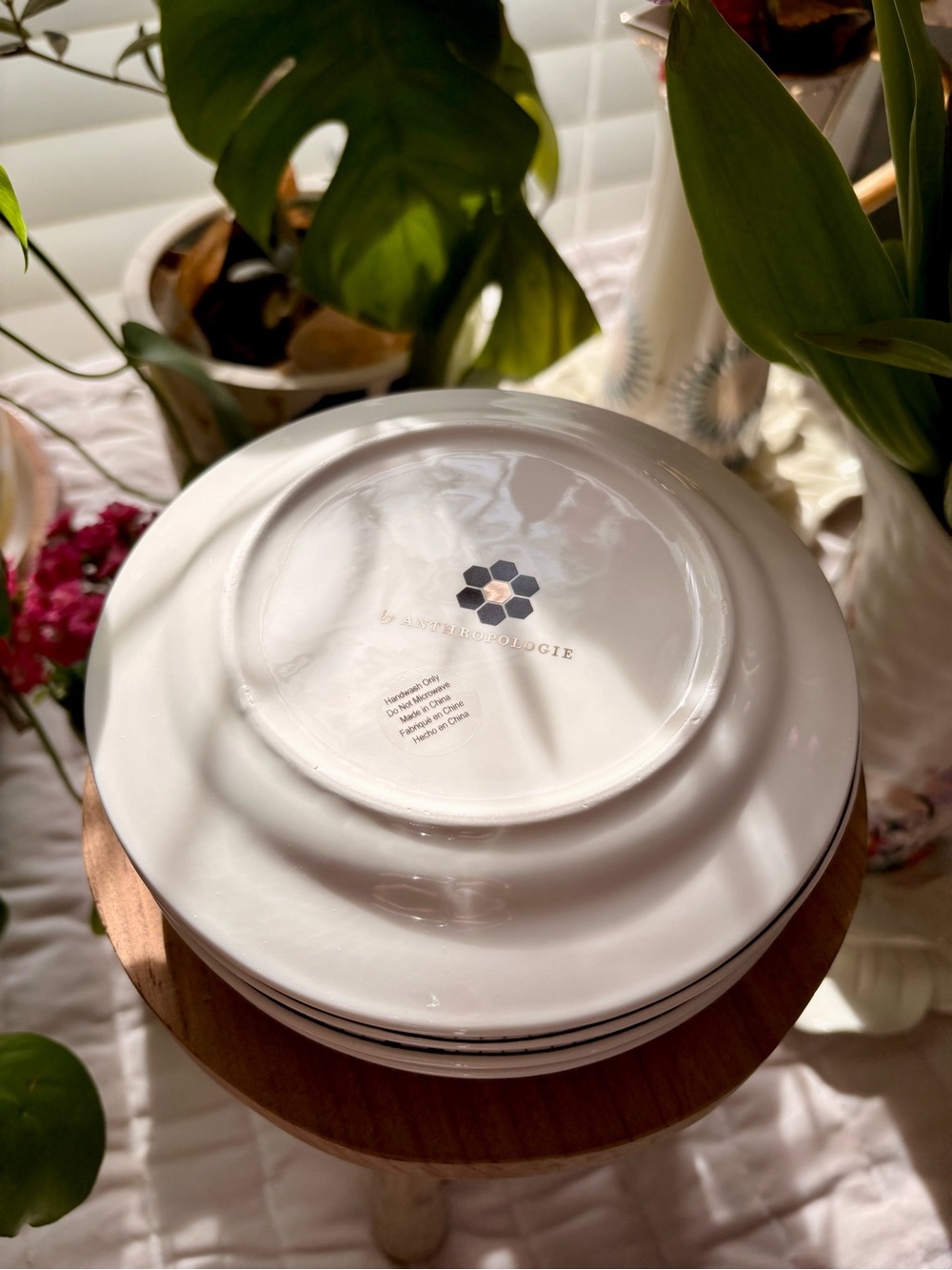 NWT Anthropologie Bistro Tile Bread Plates (set of 4) - Picture 13 of 14